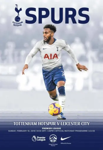 Spurs v Leicester City (10 Feb 2019) Programme