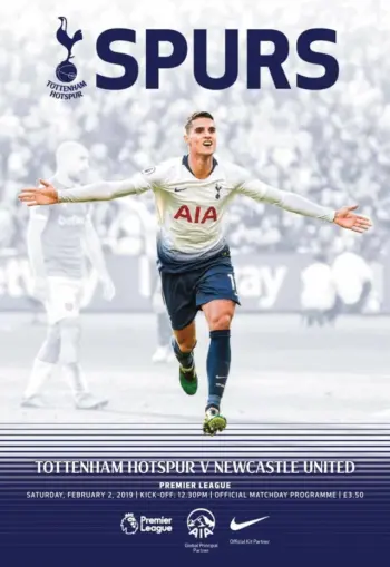 Spurs v Newcastle United (02 Feb 2019) Programme