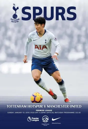 Spurs v Manchester United (13 Jan 2019) Programme