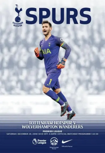 Spurs v Wolverhampton Wanderers (29 Dec 2018) Programme
