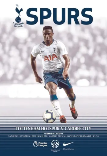 Spurs v Cardiff City (06 Oct 2018) Programme