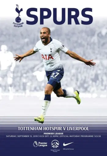 Spurs v Liverpool FC (15 Sep 2018) Programme