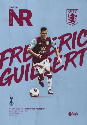 Spurs v Aston Villa (16 Feb 2020) Programme