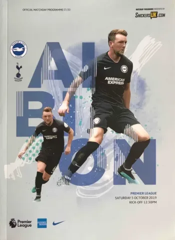 Spurs v Brighton & Hove Albion (05 Oct 2019) Programme