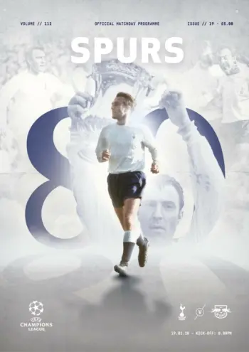 Spurs v RB Leipzig (19 Feb 2020) Programme