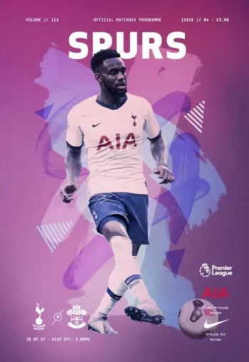 Spurs v Southampton FC (28 Sep 2019) Programme