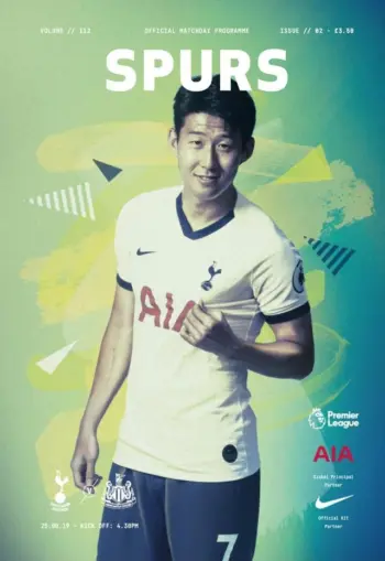 Spurs v Newcastle United (25 Aug 2019) Programme
