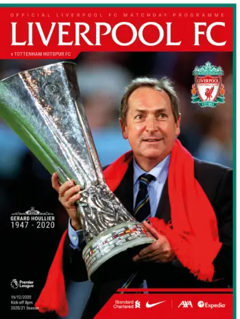 Spurs v Liverpool FC (16 Dec 2020) Programme