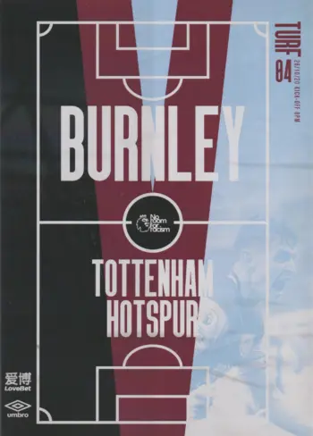 Spurs v Burnley FC (26 Oct 2020) Programme