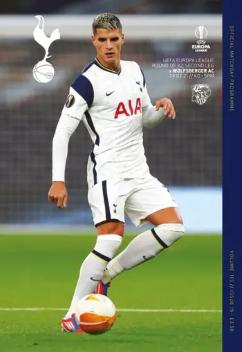 Spurs v Wolfsberger AC (24 Feb 2021) Programme