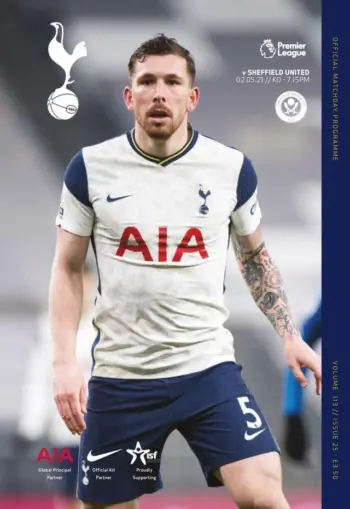 Spurs v Sheffield United (02 May 2021) Programme