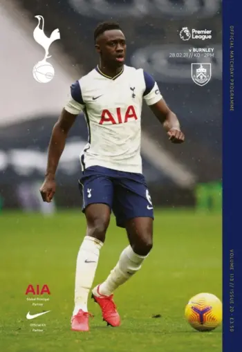 Spurs v Burnley FC (28 Feb 2021) Programme