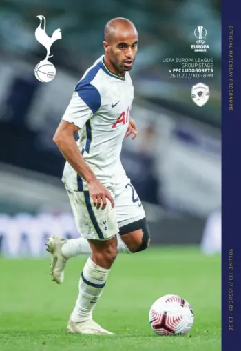 Spurs v PFC Ludogorets Razgrad (26 Nov 2020) Programme