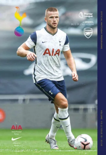 Spurs v Arsenal FC (06 Dec 2020) Programme