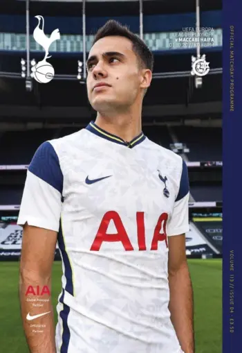 Spurs v Maccabi Haifa (01 Oct 2020) Programme