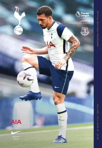 Spurs v Everton FC (13 Sep 2020) Programme