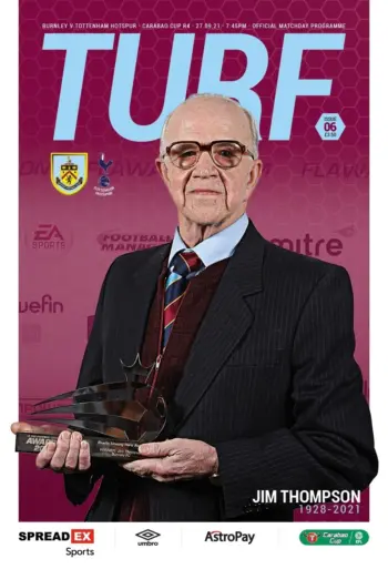 Spurs v Burnley FC (27 Oct 2021) Programme