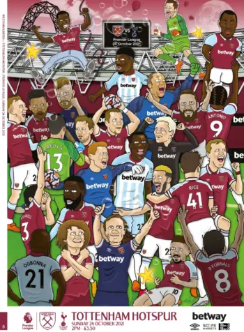 Spurs v West Ham United (24 Oct 2021) Programme