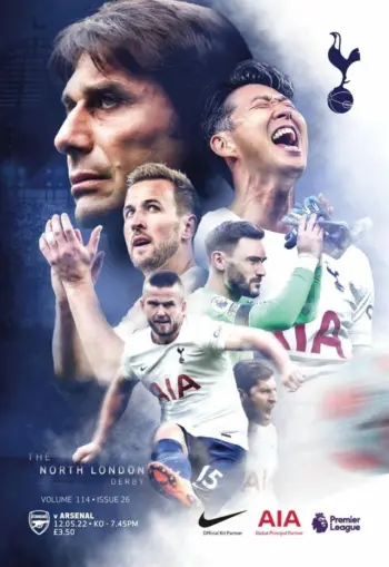 Spurs v Arsenal FC (12 May 2022) Programme