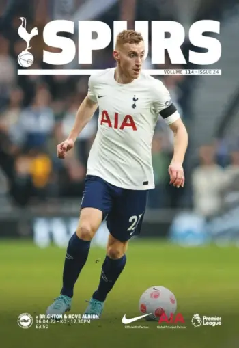 Spurs v Brighton & Hove Albion (16 Apr 2022) Programme