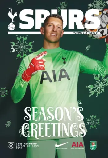 Spurs v West Ham United (22 Dec 2021) Programme