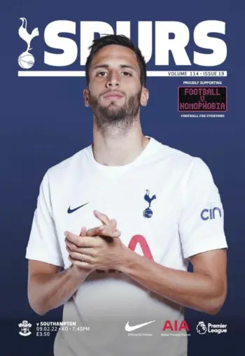 Spurs v Southampton FC (09 Feb 2022) Programme