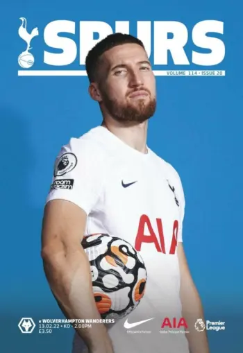 Spurs v Wolverhampton Wanderers (13 Feb 2022) Programme