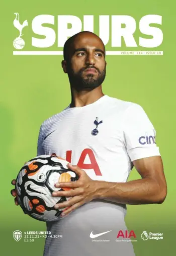 Spurs v Leeds United (21 Nov 2021) Programme