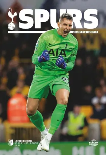 Spurs v Stade Rennes (09 Dec 2021) Programme