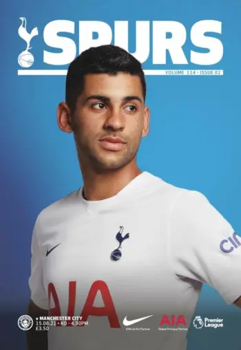 Spurs v Manchester City (15 Aug 2021) Programme