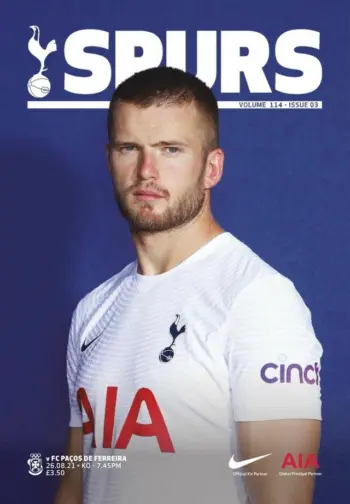 Spurs v Paços de Ferreira (26 Aug 2021) Programme