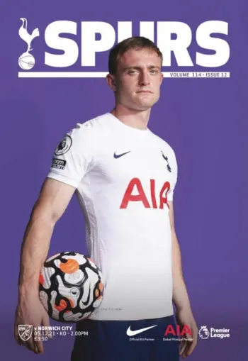 Spurs v Norwich City (05 Dec 2021) Programme