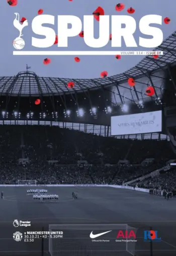 Spurs v Manchester United (30 Oct 2021) Programme
