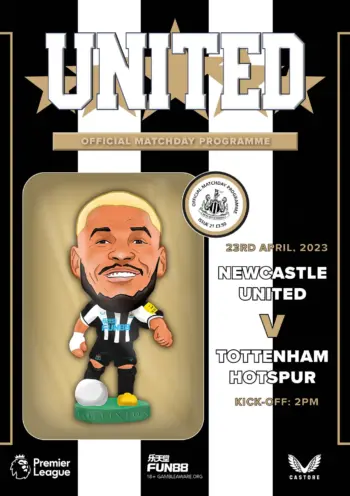 Spurs v Newcastle United (23 Apr 2023) Programme