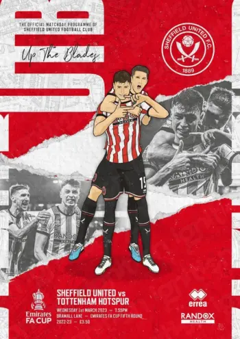 Spurs v Sheffield United (01 Mar 2023) Programme