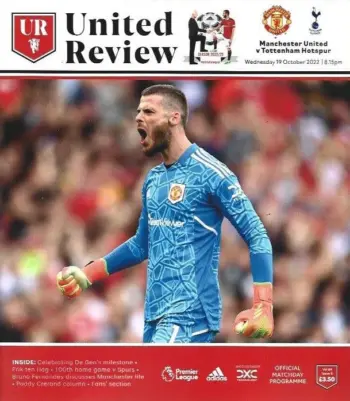 Spurs v Manchester United (19 Oct 2022) Programme