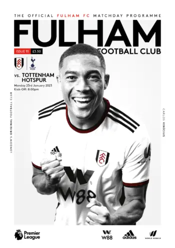 Spurs v Fulham FC (23 Jan 2023) Programme