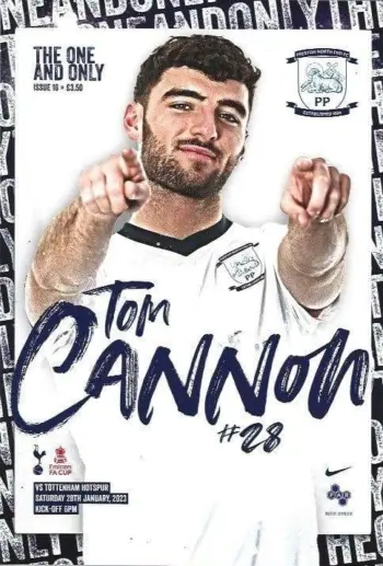 Spurs v Preston North End (28 Jan 2023) Programme