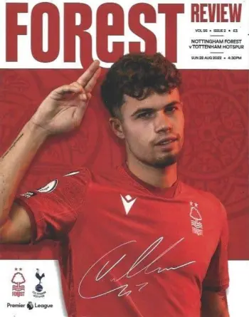 Spurs v Nottingham Forest (28 Aug 2022) Programme