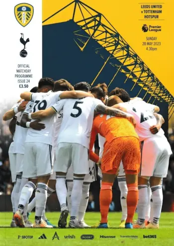 Spurs v Leeds United (28 May 2023) Programme