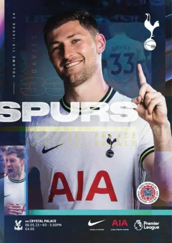Spurs v Crystal Palace (06 May 2023) Programme