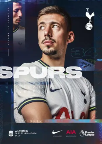 Spurs v Liverpool FC (06 Nov 2022) Programme