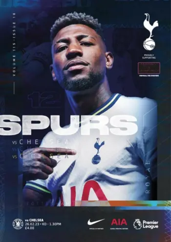 Spurs v Chelsea FC (26 Feb 2023) Programme