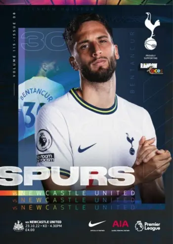 Spurs v Newcastle United (23 Oct 2022) Programme