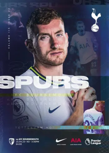 Spurs v AFC Bournemouth (15 Apr 2023) Programme