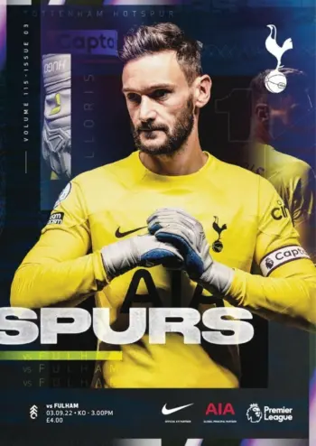 Spurs v Fulham FC (03 Sep 2022) Programme