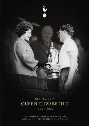 Spurs v Leicester City (17 Sep 2022) Programme