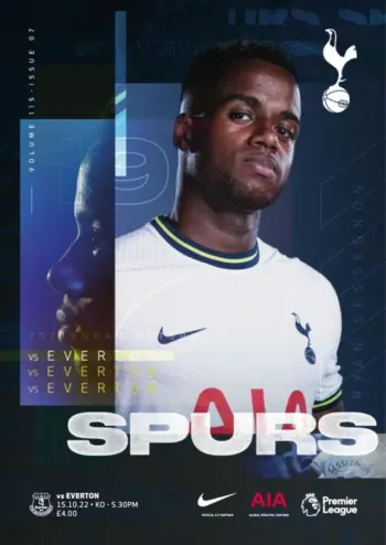Spurs v Everton FC (15 Oct 2022) Programme