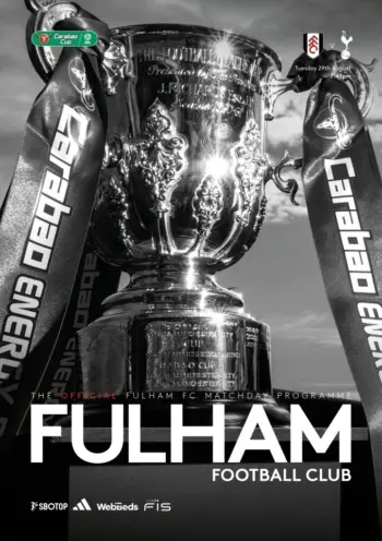 Spurs v Fulham FC (29 Aug 2023) Programme