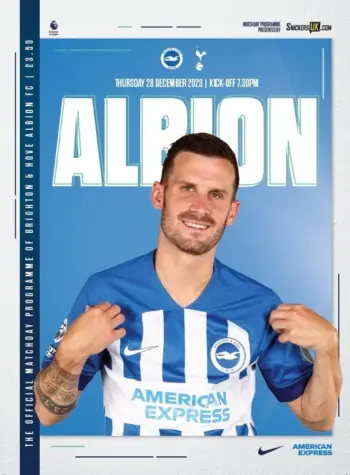 Spurs v Brighton & Hove Albion (28 Dec 2023) Programme
